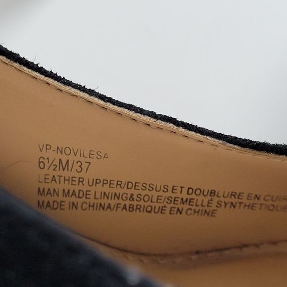 Vince Camuto Black Suede Leather Dress Heel Pumps - Picture 12 of 13